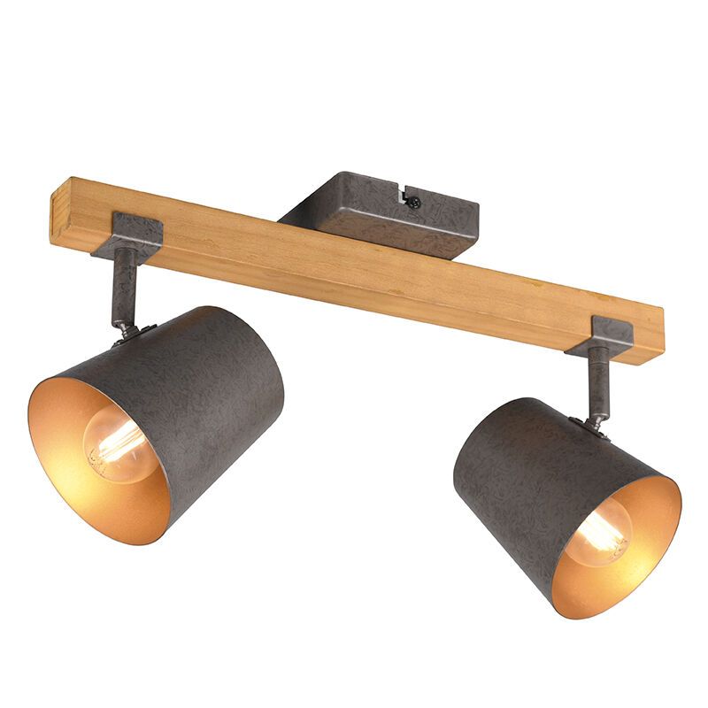 Nickel Deckenstrahler Vintage, Keira