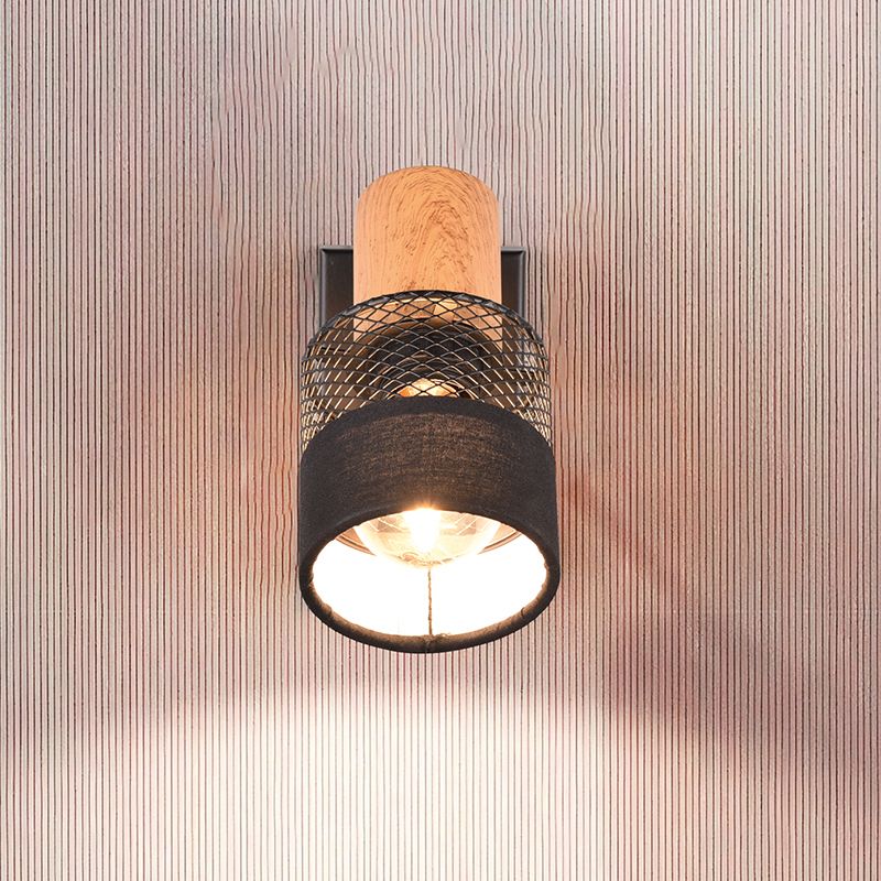 Schwarze Wandstrahler Retro, Solmaz