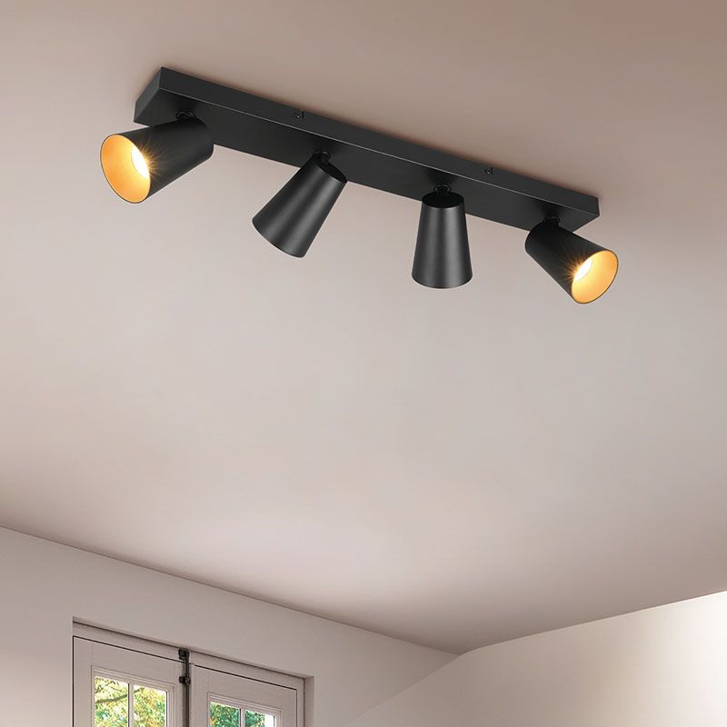 Schwarze Deckenstrahler Modern, Rawien Schwarze Deckenstrahler Modern, Rawien