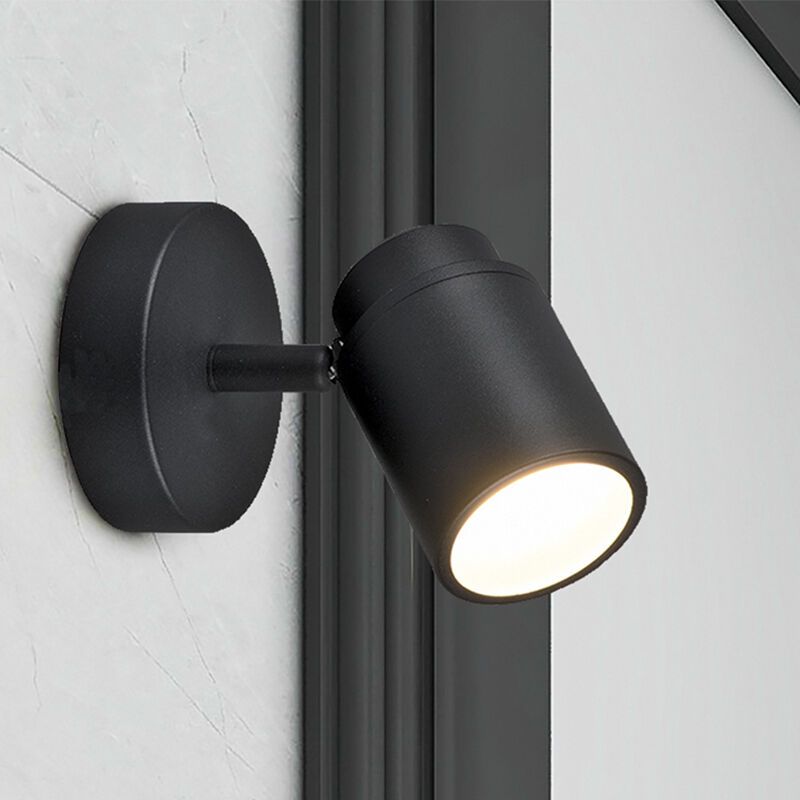 Schwarze Deckenstrahler Badezimmer Modern, Nelis, IP44 Schwarze Deckenstrahler Badezimmer Modern, Nelis, IP44