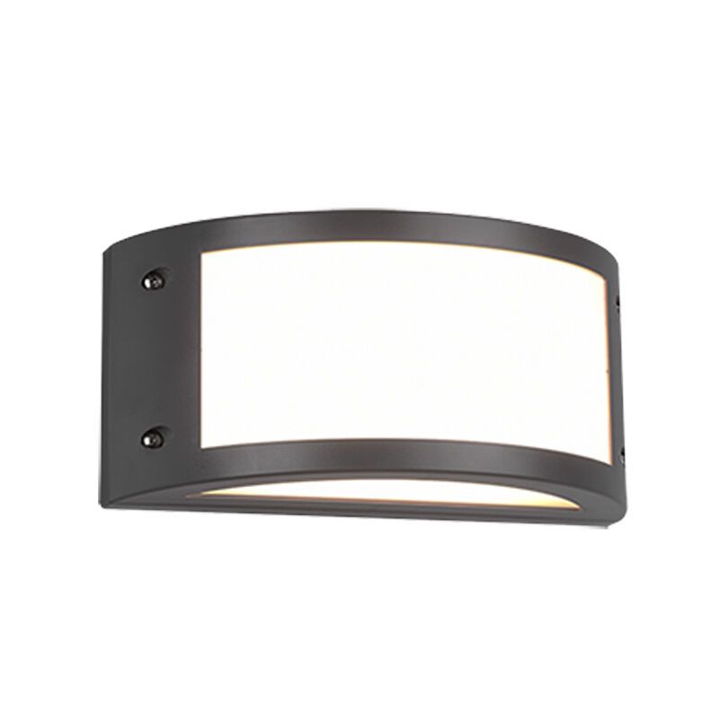 Anthrazit Außenleuchte Modern, Ivo, 12W, 3000K LED, IP54