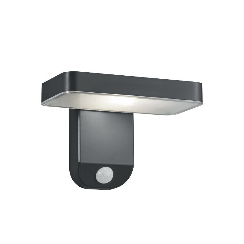 Anthrazit Außen Wandleuchte mit Bewegungsmelder Modern, Summer, 4,5W, 3000K LED, IP44 Anthrazit Außen Wandleuchte mit Bewegungsmelder Modern, Summer, 4,5W, 3000K LED, IP44