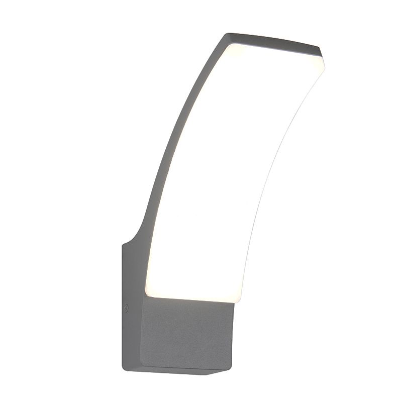 Anthrazit Außenleuchte Modern, Popke, 12,5W, 4000K LED, IP44 Anthrazit Außenleuchte Modern, Popke, 12,5W, 4000K LED, IP44