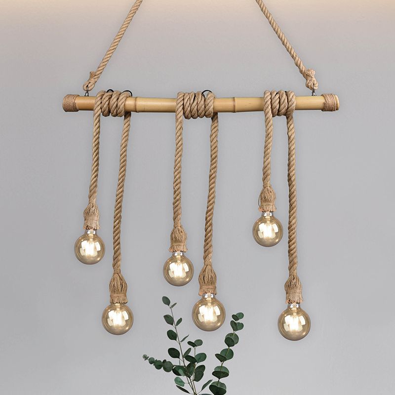 Holz Pendelleuchte Esszimmer Braun, Joaquin Holz Pendelleuchte Esszimmer Braun, Joaquin