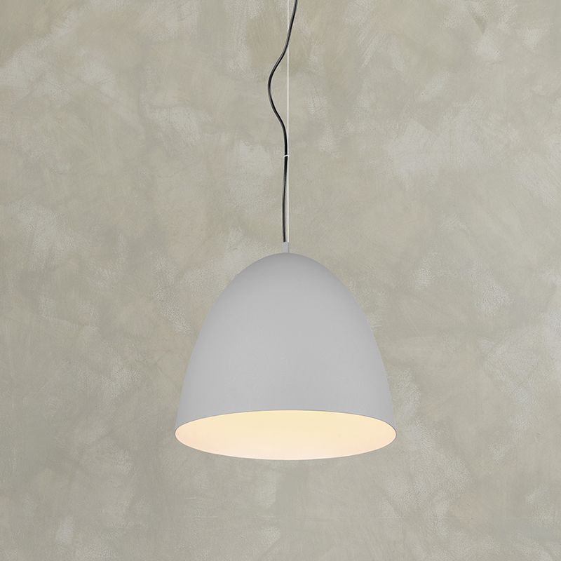 Graue Pendelleuchte Halbkugel Modern, Ingmar Graue Pendelleuchte Halbkugel Modern, Ingmar