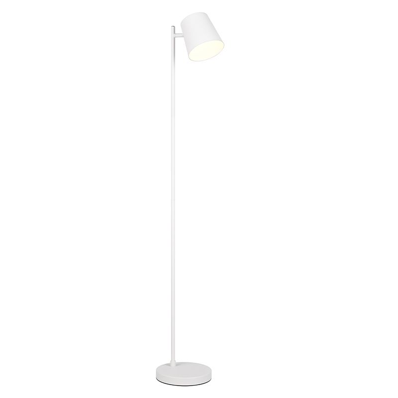 Weiße aufladbare Stehlampe Metall, Suraya, 4,5W, 3000K LED, 3-stufig dimmbar Weiße aufladbare Stehlampe Metall, Suraya, 4,5W, 3000K LED, 3-stufig dimmbar