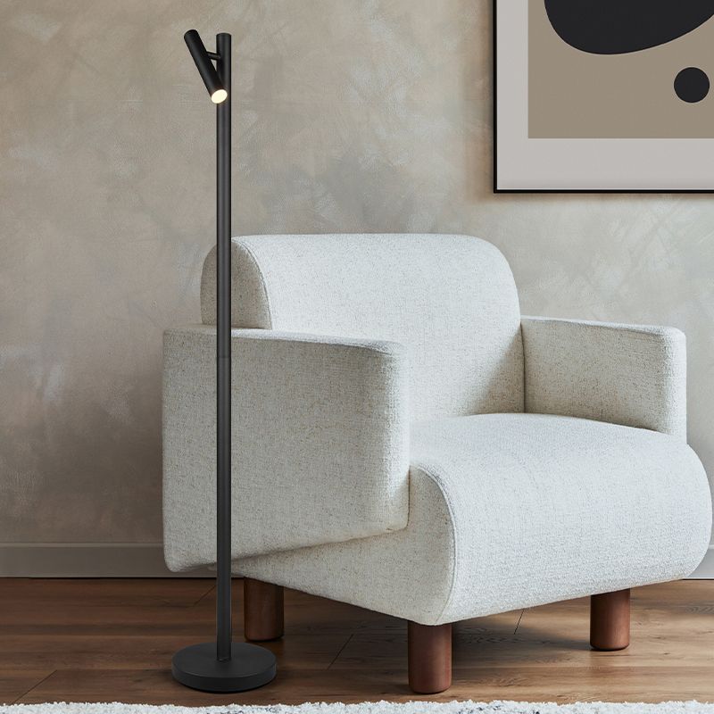 Schwarze aufladbare Stehlampe Modern, Peniguet, 3W, warm- bis kaltweiß einstellbare LED, mit Touch-Dimmer Schwarze aufladbare Stehlampe Modern, Peniguet, 3W, warm- bis kaltweiß einstellbare LED, mit Touch-Dimmer