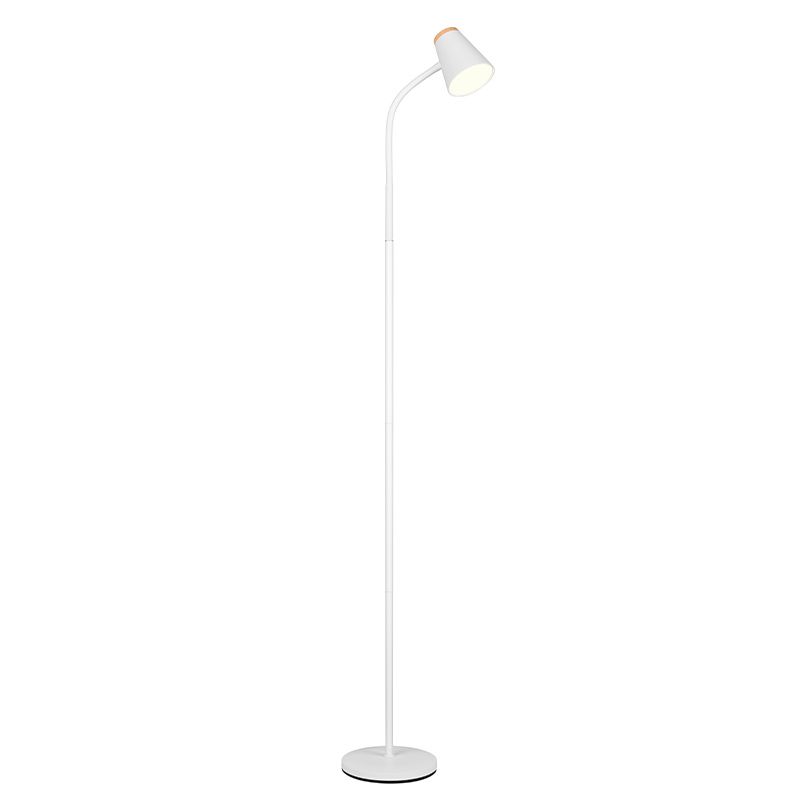 Weiße Stehlampe Modern, Rahul, 4,5W, 3000K LED, mit Schalter