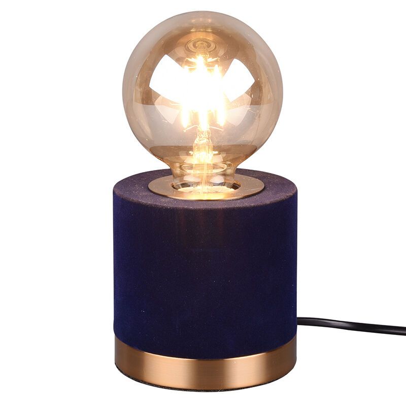 Beton Tischleuchte Blau, Fabienne, mit Schalter Beton Tischleuchte Blau, Fabienne, mit Schalter