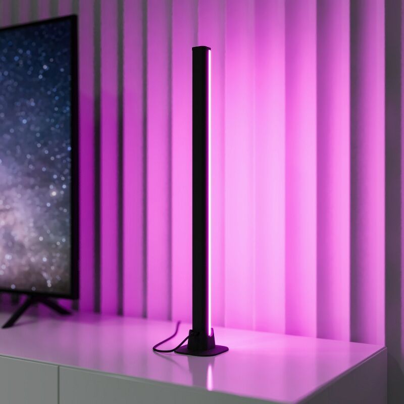 Schwarze Tischleuchte Modern, Wissal, 5W, RGB LED, mit Fernbedienung Schwarze Tischleuchte Modern, Wissal, 5W, RGB LED, mit Fernbedienung