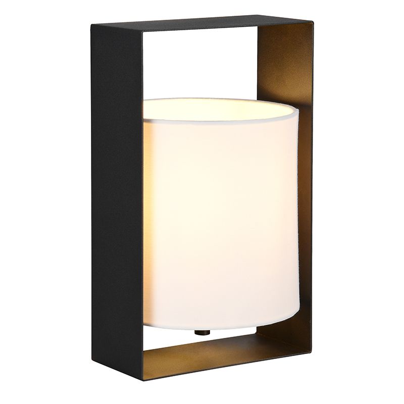 Schwarze Tischleuchte Modern, Radhika, mit Schalter Schwarze Tischleuchte Modern, Radhika, mit Schalter