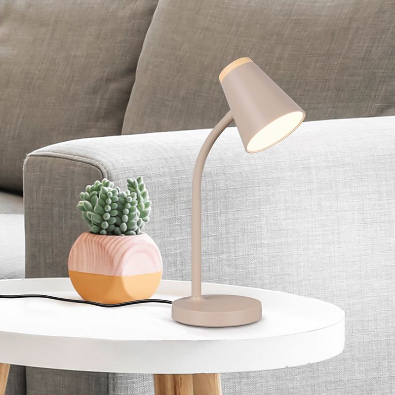 Braune Tischleuchte Modern, Rahul, 4,5W, 3000K LED, mit Schalter Braune Tischleuchte Modern, Rahul, 4,5W, 3000K LED, mit Schalter