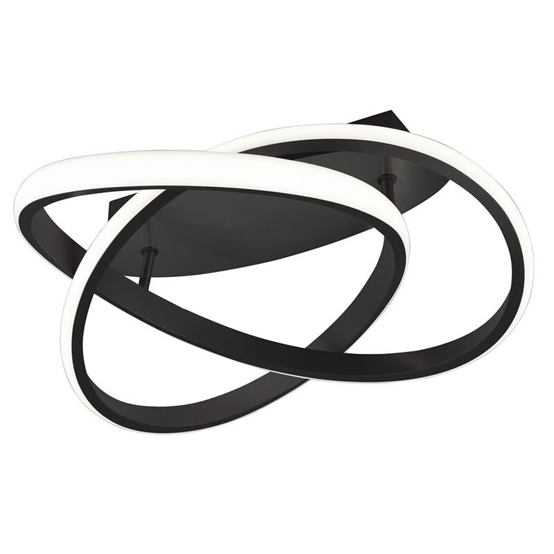 Schwarze Deckenlampe Modern, Sanura, 18W, 3000K LED Schwarze Deckenlampe Modern, Sanura, 18W, 3000K LED