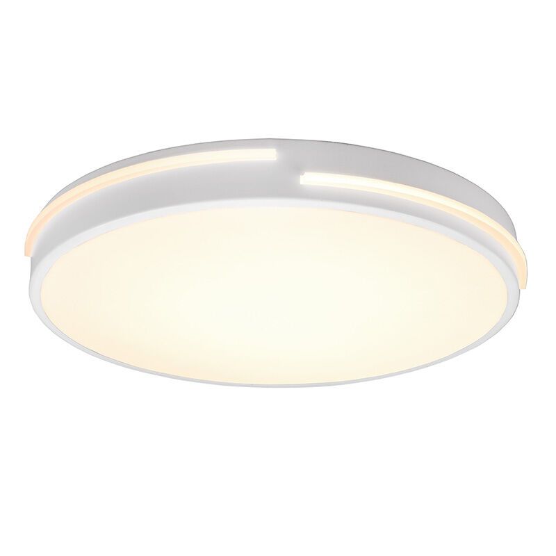 Weiße Deckenlampe Modern, Fadi, 24W, warm- bis kaltweiß einstellbare LED, mit Fernbedienung Weiße Deckenlampe Modern, Fadi, 24W, warm- bis kaltweiß einstellbare LED, mit Fernbedienung