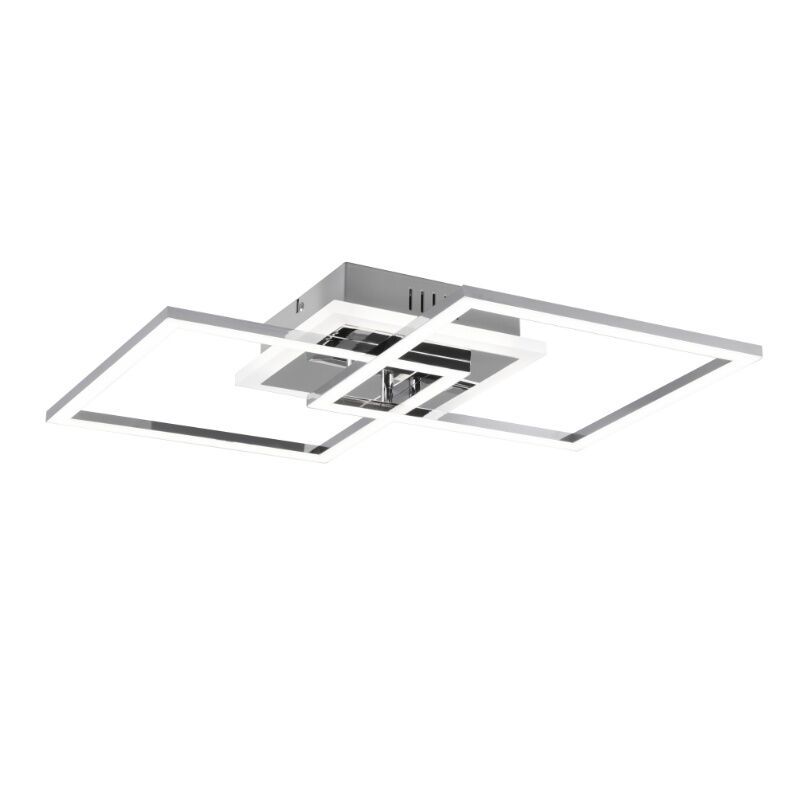 Chrom Deckenlampe Modern, Semira, 25W, 4000K LED, 3-stufig dimmbar Chrom Deckenlampe Modern, Semira, 25W, 4000K LED, 3-stufig dimmbar