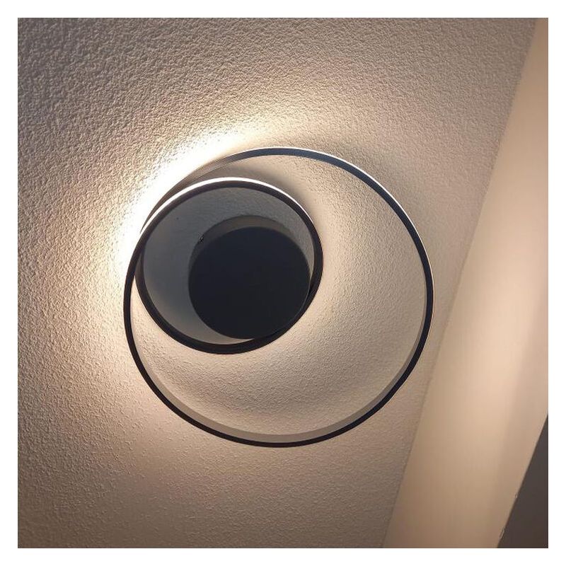 Taupe Deckenlampe Modern, Sassandra, 22W, 3000K LED, 3-stufig dimmbar