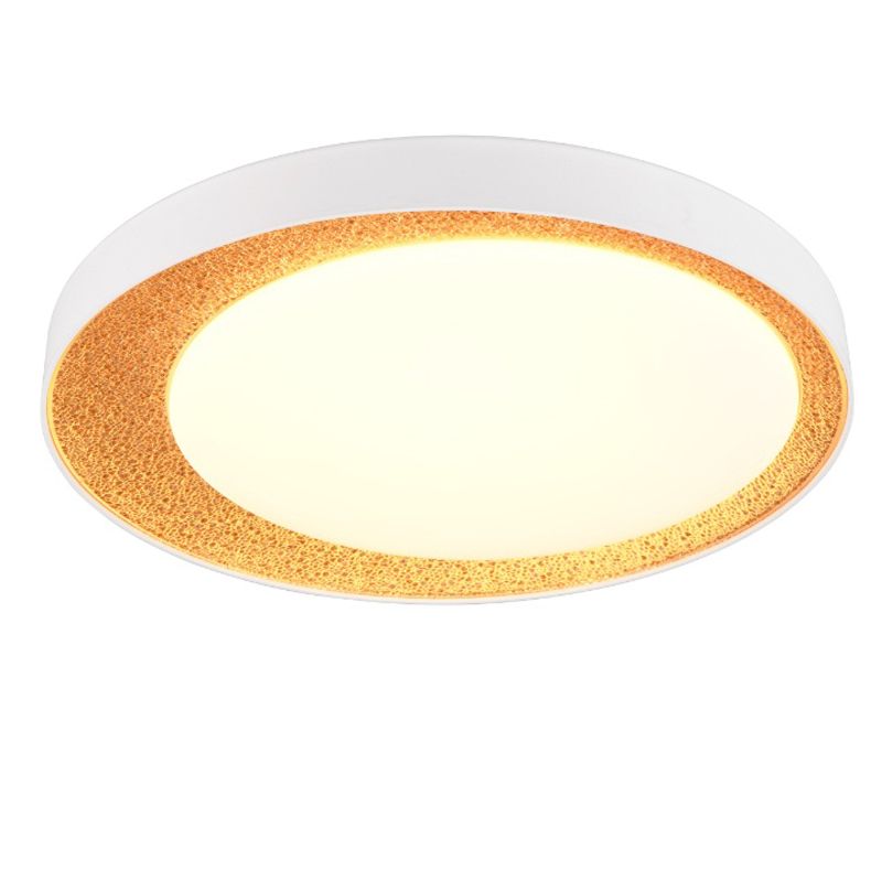 Goldene Deckenlampe Modern, Nurettin, 24W, warm- bis kaltweiß einstellbare LED, 3-stufig dimmbar Goldene Deckenlampe Modern, Nurettin, 24W, warm- bis kaltweiß einstellbare LED, 3-stufig dimmbar