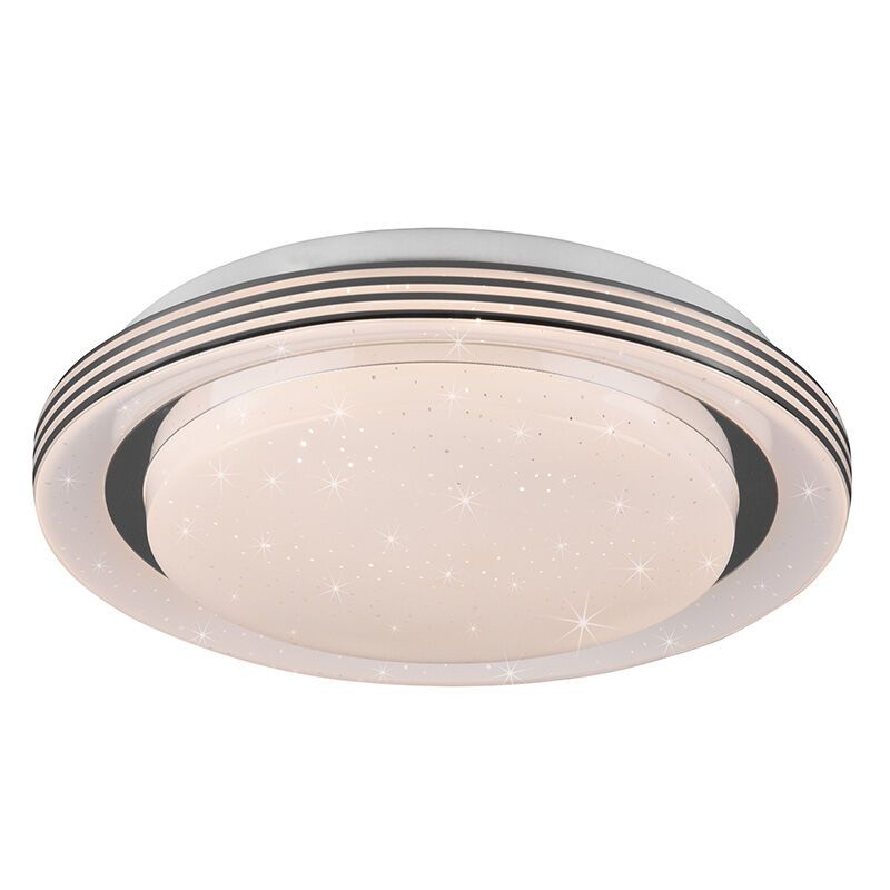 Weiße Deckenlampe Modern, Alpha, 10,5W, warm- bis kaltweiß einstellbare LED, mit Fernbedienung Weiße Deckenlampe Modern, Alpha, 10,5W, warm- bis kaltweiß einstellbare LED, mit Fernbedienung