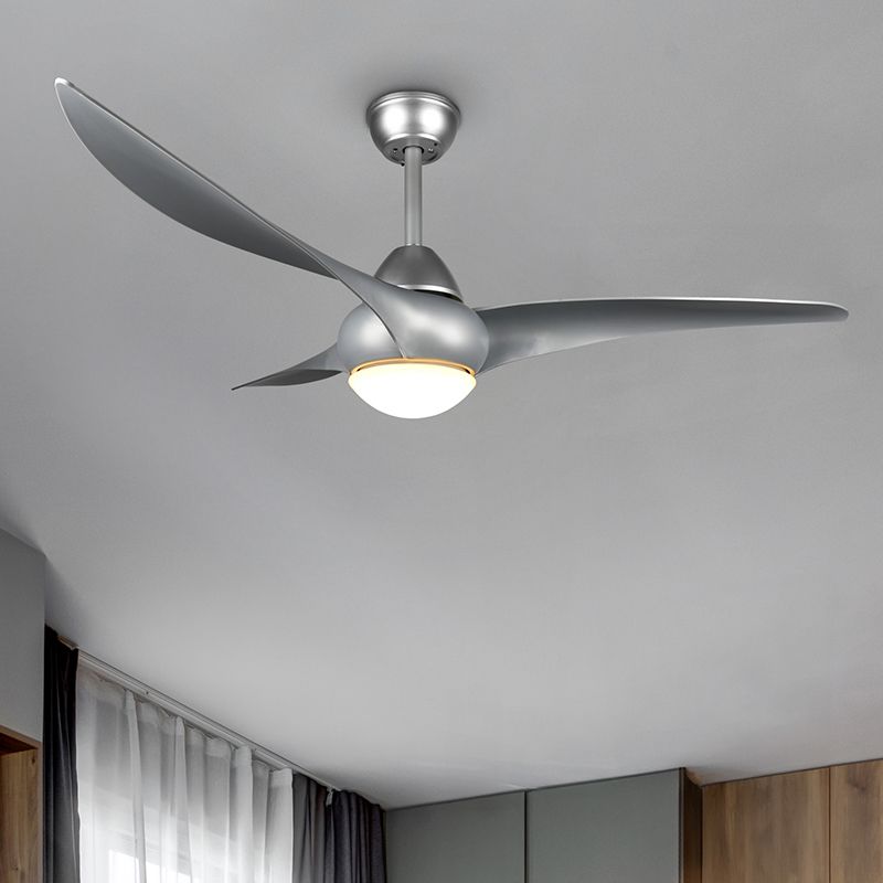 Graue Deckenventilator Modern, Marisa, 20W, warm- bis kaltweiß einstellbare LED, mit Fernbedienung