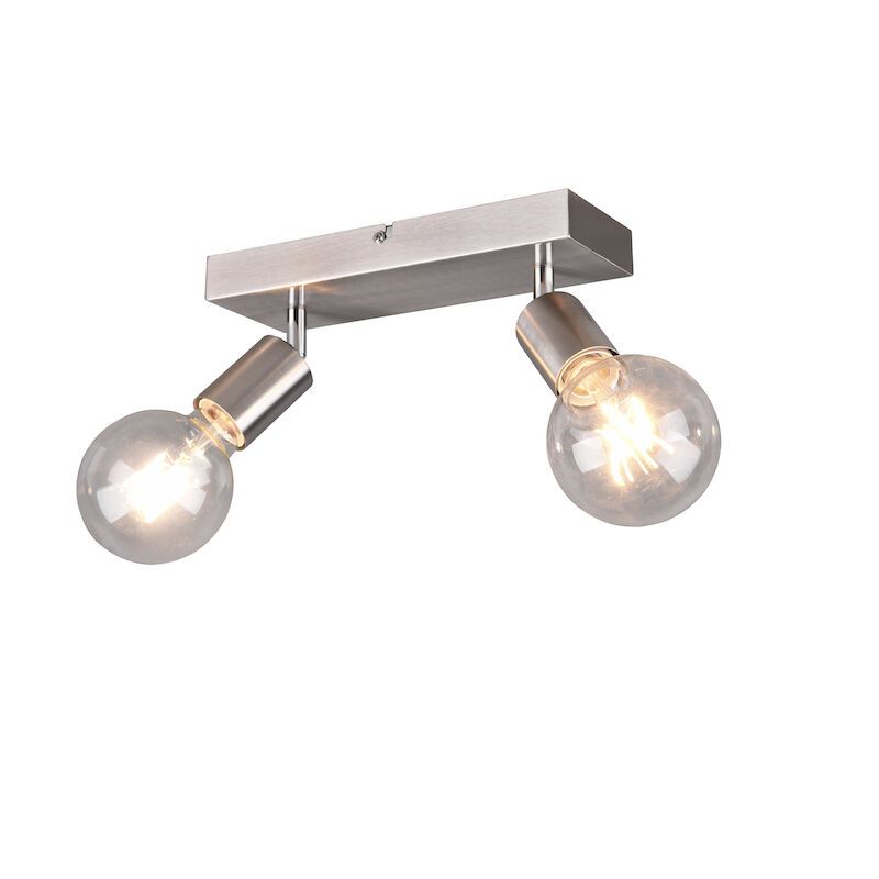 Nickel Deckenstrahler Modern, Odin, mit Schalter Nickel Deckenstrahler Modern, Odin, mit Schalter