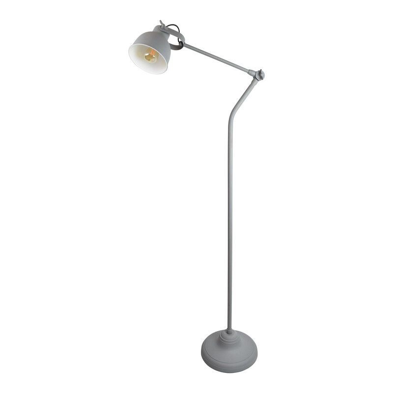 Industrielle Stehlampe Grau, Redon, mit Schalter Industrielle Stehlampe Grau, Redon, mit Schalter