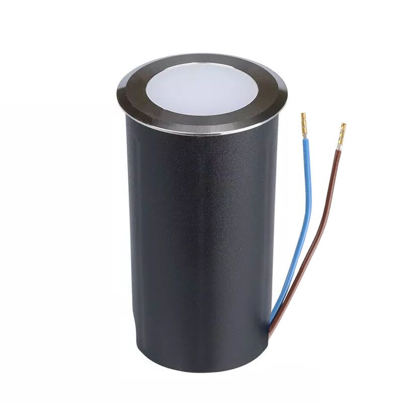 Moderne Bodeneinbaustrahler außen Silber, Marcus, 1W, 6500K LED, IP67