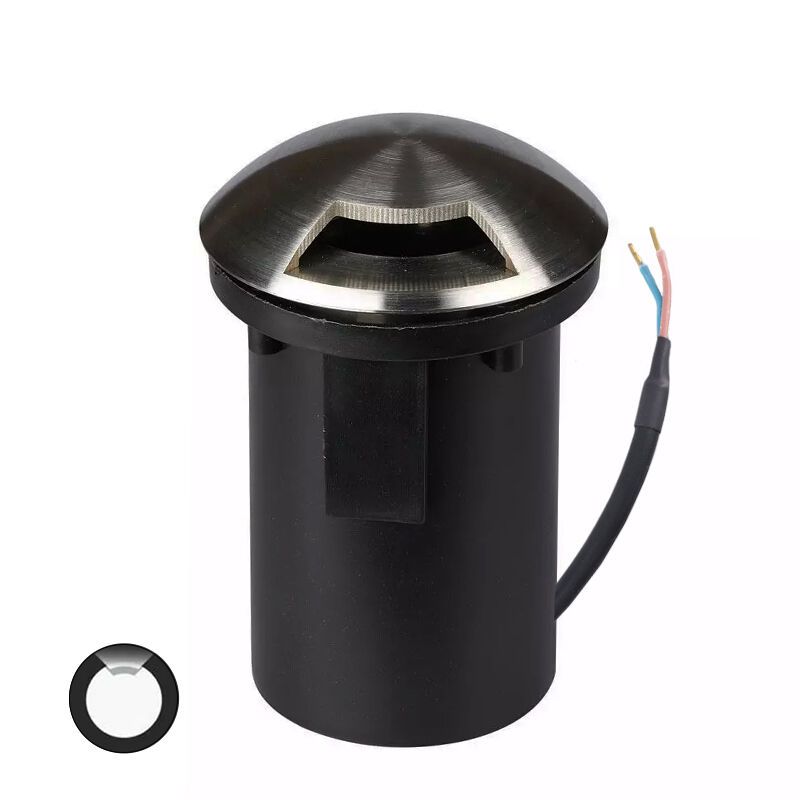 Moderne Bodeneinbaustrahler außen Silber, Marcus, IP67 Moderne Bodeneinbaustrahler außen Silber, Marcus, IP67