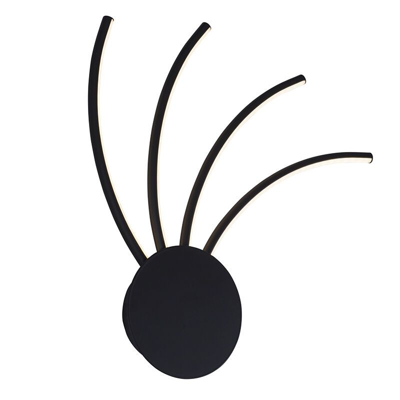 Moderne Wandleuchte Gold, Laurina, 11W, warm- bis kaltweiß einstellbare LED