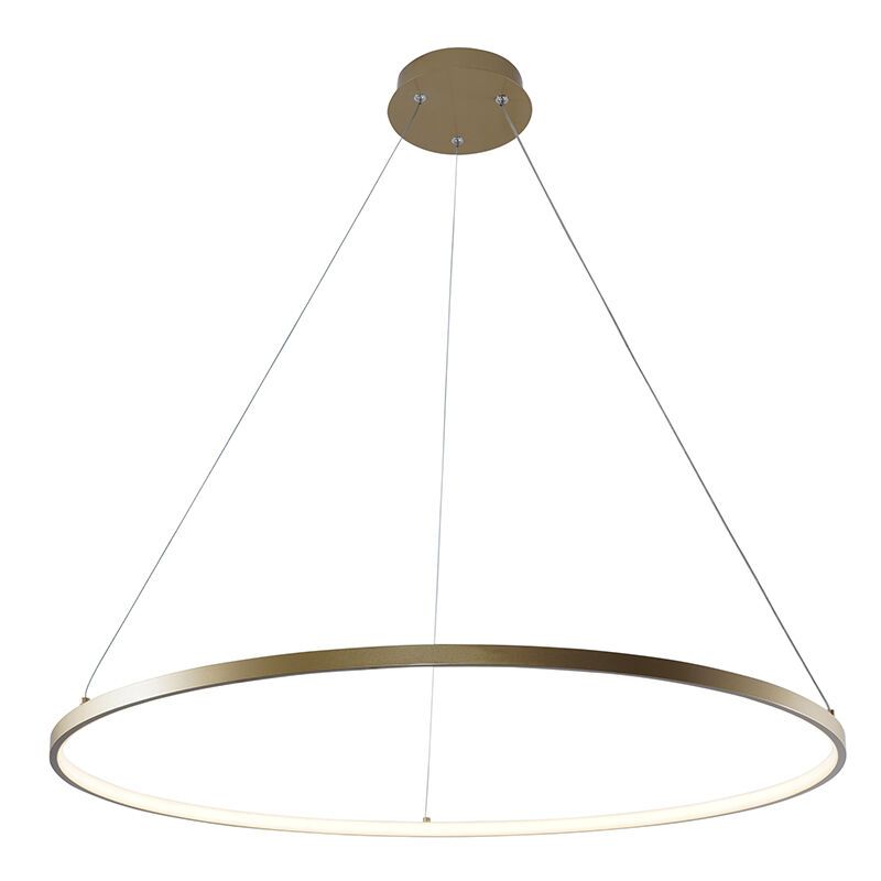 Design Pendelleuchte Gold, Kubra, 36W, warm- bis kaltweiß einstellbare LED Design Pendelleuchte Gold, Kubra, 36W, warm- bis kaltweiß einstellbare LED