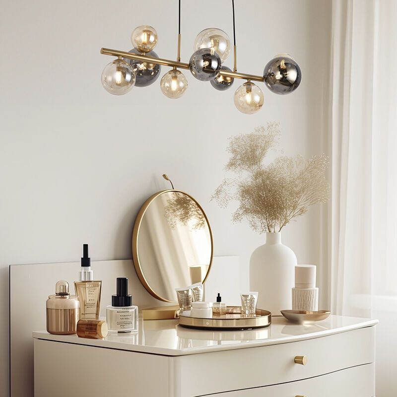 Design Pendelleuchte Messing, Saad