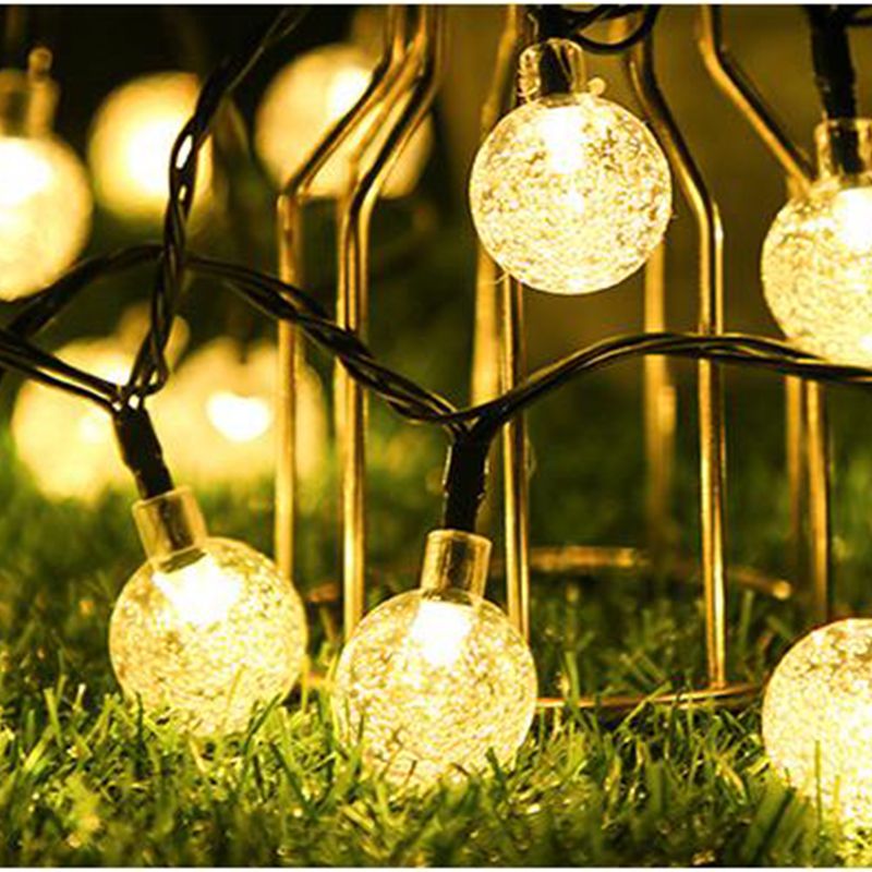 Lichterkette Innen Mit Stecker 20 Lampen 7,85m Solar Lichterkette mit 20 Lampen | Lampengigant