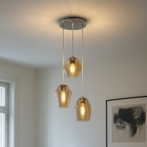 Design Pendelleuchte Bernstein, Lazaro