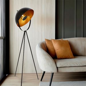 Moderne Stehlampe Gold, Brenna