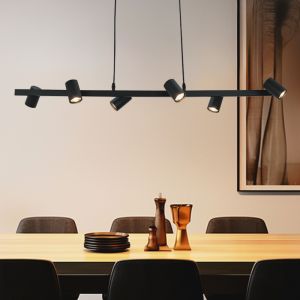 Moderne Pendelleuchte Schwarz, Carlos