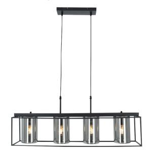 Moderne Pendelleuchte Schwarz, Jessa