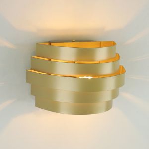 Moderne Up down Wandleuchte Gold, Sonay