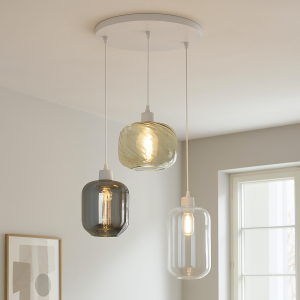 Design Pendelleuchte Transparent, Mannus