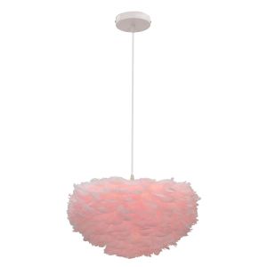 Stoff Pendelleuchte Rosa, Suzie