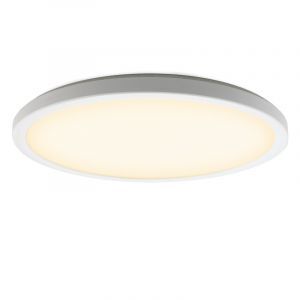 Kunststoff Deckenlampe Weiß, Shona, 22W, 3000K LED, 3-stufig dimmbar