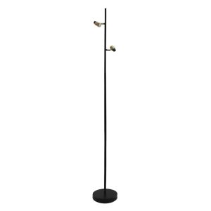 Aluminium Stehlampe ohne Schirm Schwarz, Rika