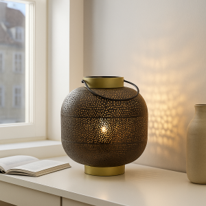 Moderne Tischleuchte Gold, Sivar, mit Schalter