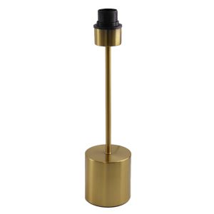 Aluminium Tischlampe ohne Schirm Messing, Rika, mit Schalter