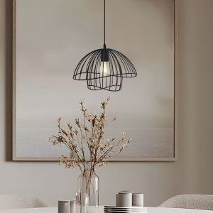 Moderne Pendelleuchte Schwarz, Jolien