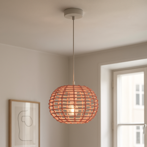 Rattan Pendelleuchte Rosa, Roza