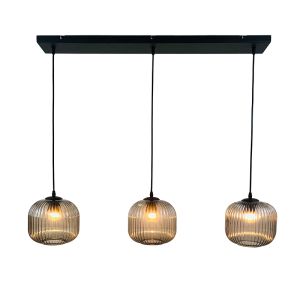 Retro Pendelleuchte Grau, Charlois