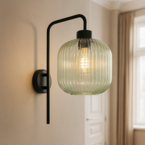 Design Wandleuchte Grün, Charlois