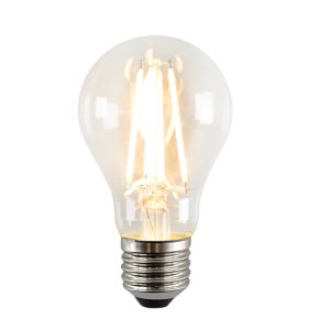 Olucia E27 LED-Lampe Fos, A60, 4W, 2700K, mit Dämmerungssensor