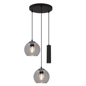 Moderne Pendelleuchte Schwarz, Gianni