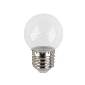 Warmweiße transparente LED Lampe - 1 Watt