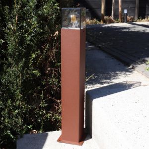 Moderne Außenleuchte Rostfarbe, Sanel, IP44